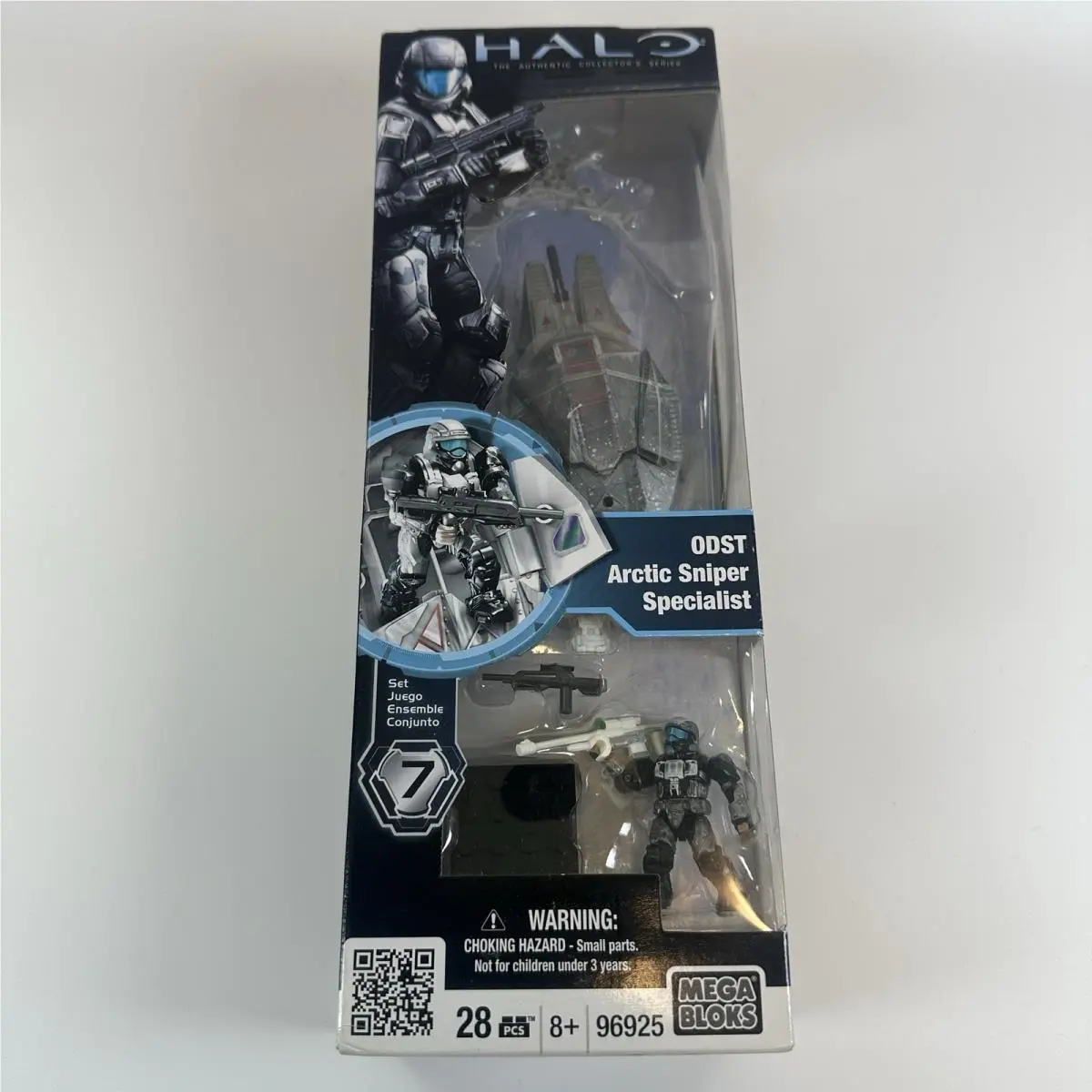 Mega Bloks 96925 Halo Odst Arctic Sniper Specialist Rare 2010