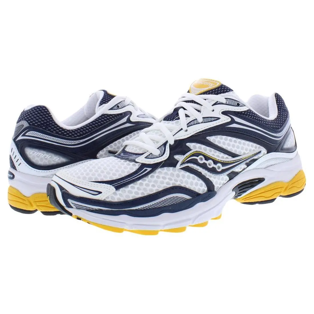 Saucony shoes - Navy/Yellow, Main: Blue 3