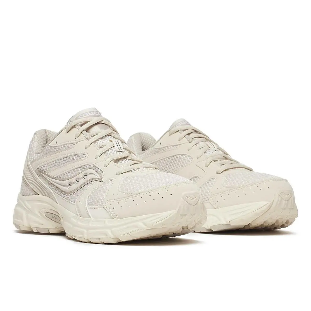 Saucony Ride Millennium S70850-2 Sneakers Men`s 8 Cream Lifestyle Shoes LIQ1048