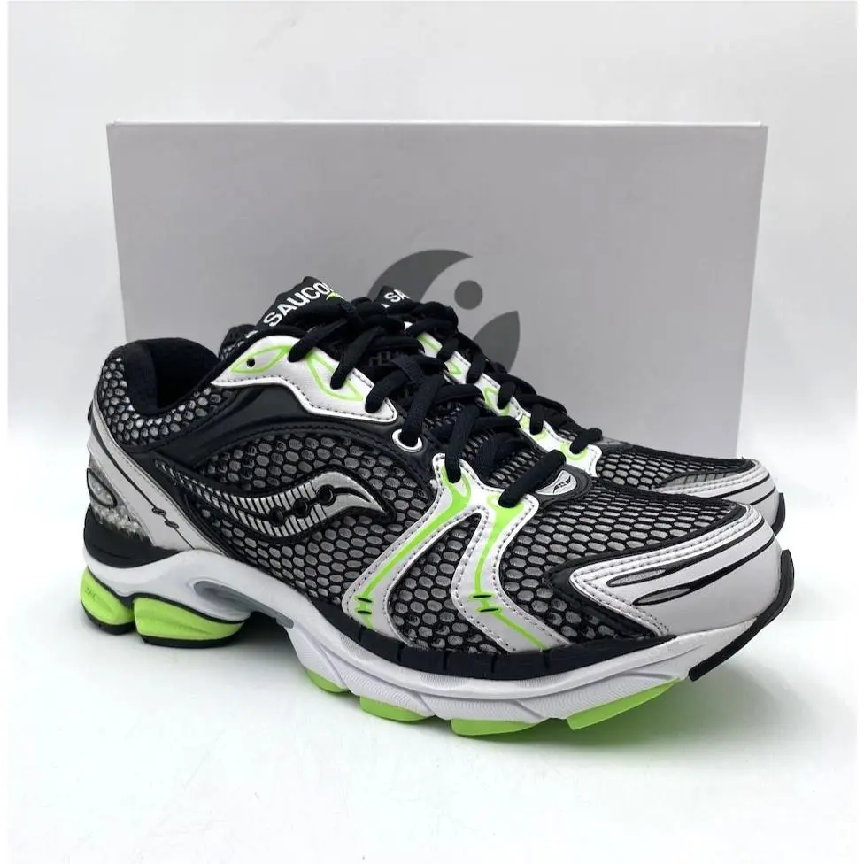 Saucony Progrid Triumph 4 Unisex Running Sneaker Black/silver Multiple Sizes