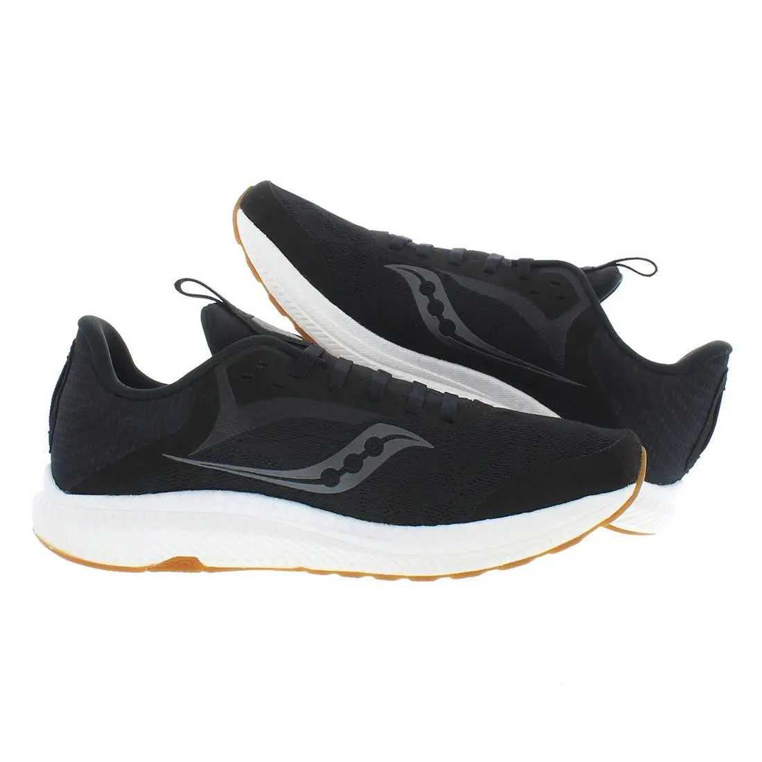 Saucony shoes - Black/Gum, Main: Black 1