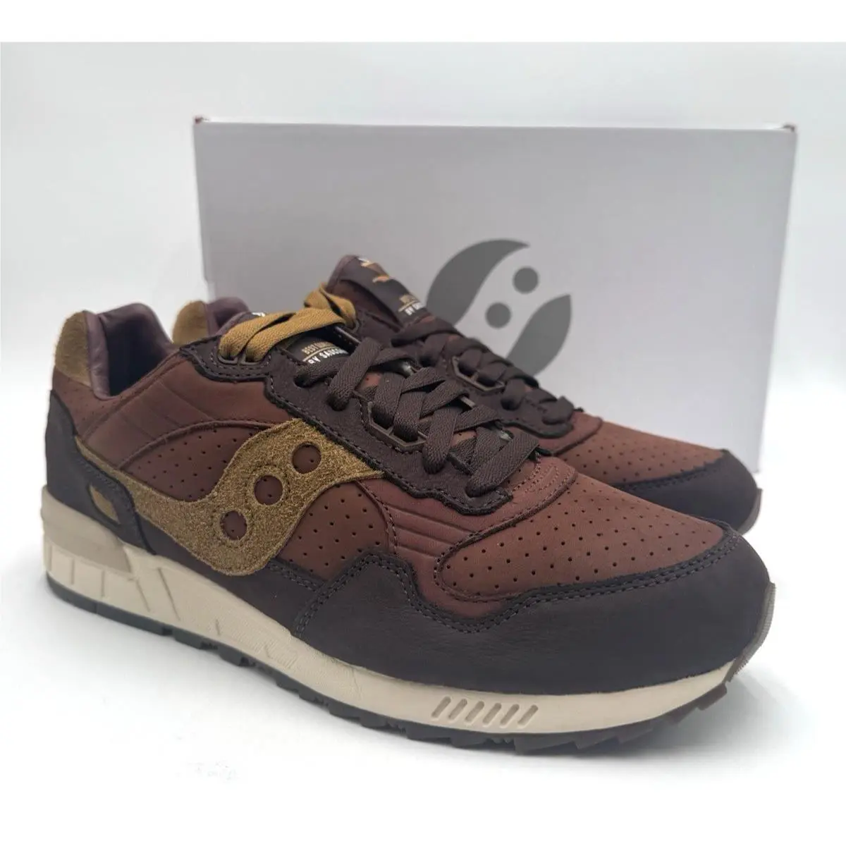 Saucony Shadow 5000 Men`s Athletic Sneaker Brown Multiple Sizes