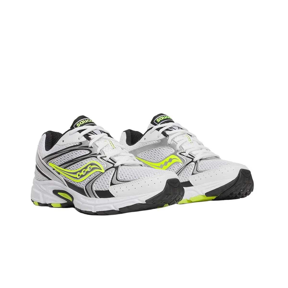 Saucony shoes - White/Silver/Yellow 0