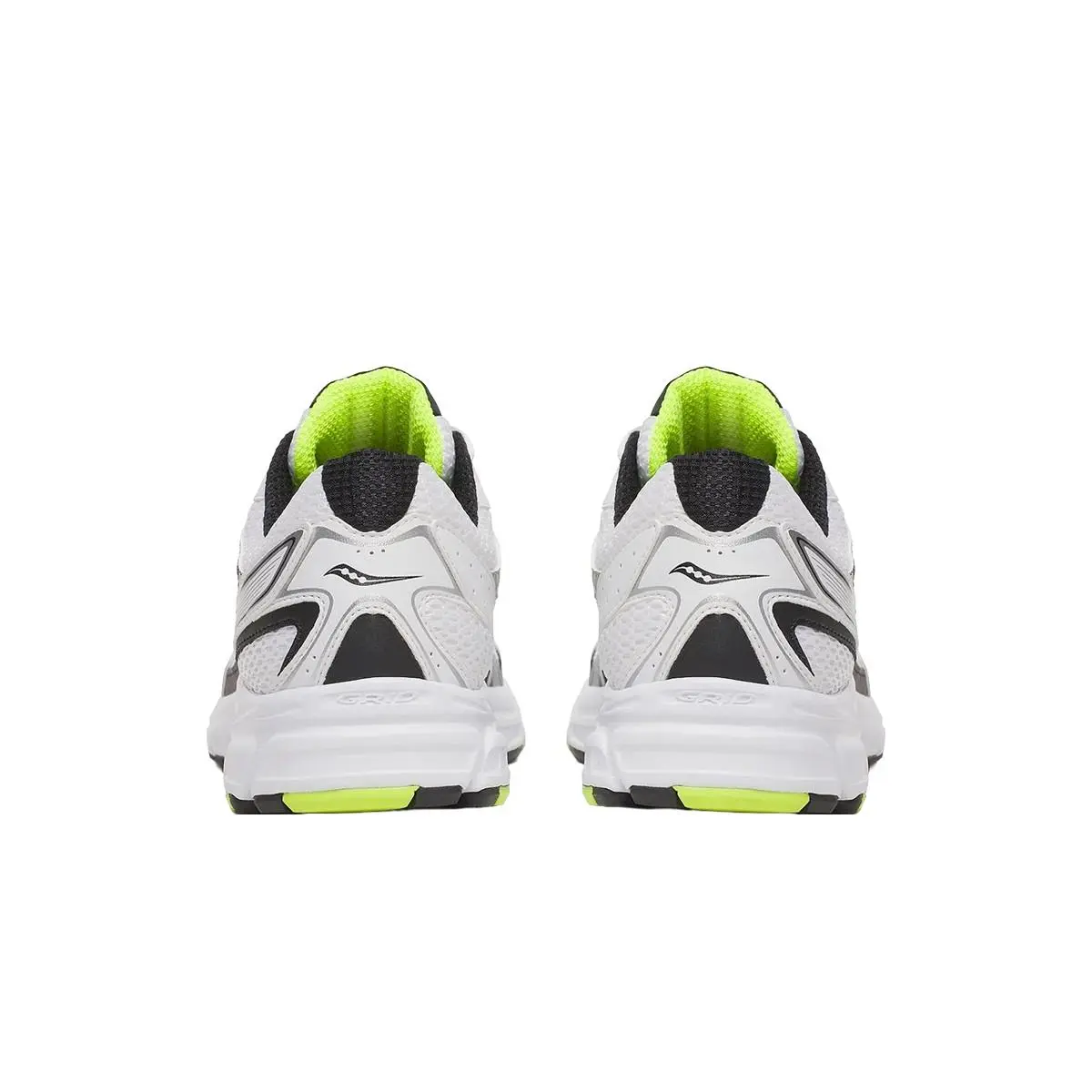 Saucony shoes - White/Silver/Yellow 8