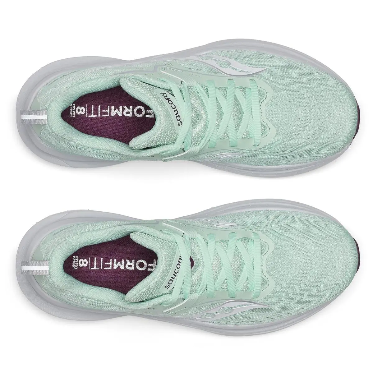 Saucony shoes - Jade/Eggplant 0