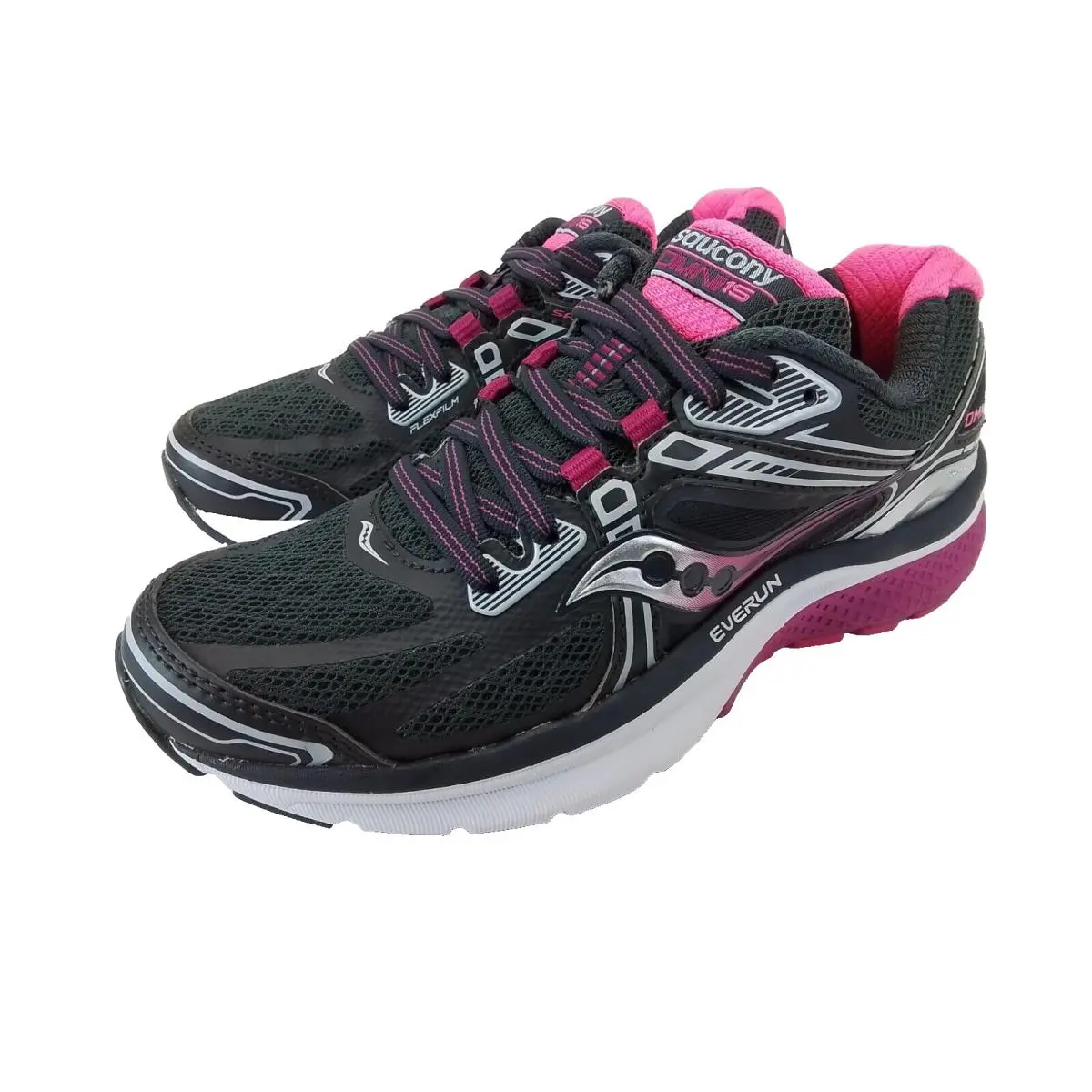 Saucony Omni 15 S10317-1 Gry/pur/pnk Women`s Size 5 US