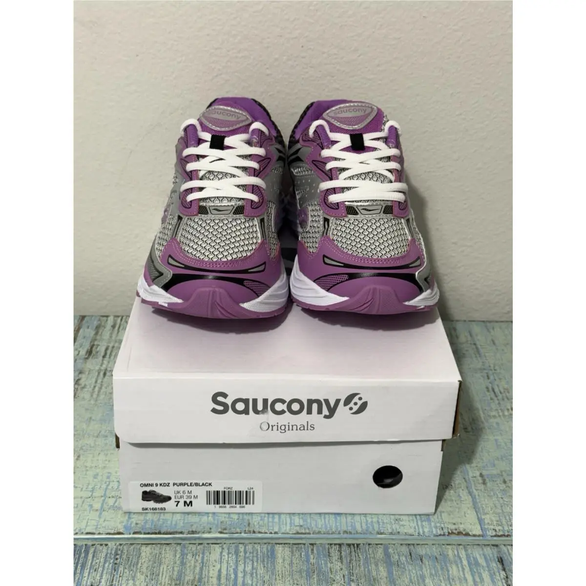 Saucony shoes - Saucony Kids Omni 9 - Kids Omni - Purple/Black 0