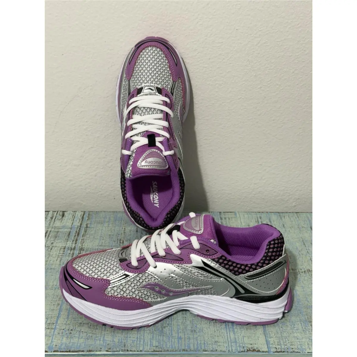Saucony shoes - Saucony Kids Omni 9 - Kids Omni - Purple/Black 2