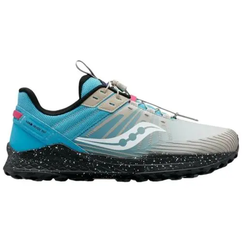 Mens Size 11.5 Saucony Mad River TR2 Blue Trail Running Hiking Shoes S20582-15