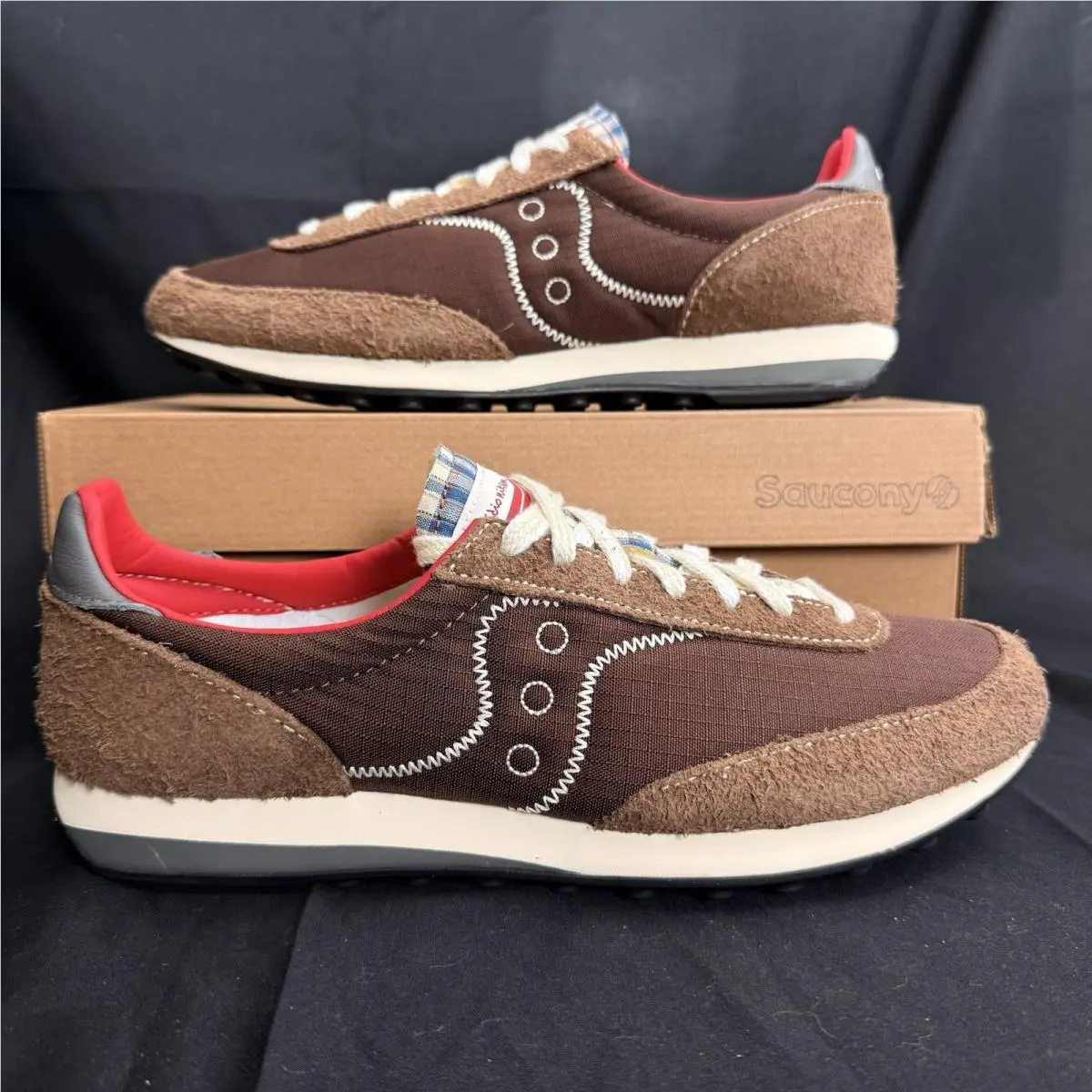 Size 11 - Saucony Trainer 80 X Estudio Niksen Mocha Brown Men’s Shoes Lifestyle