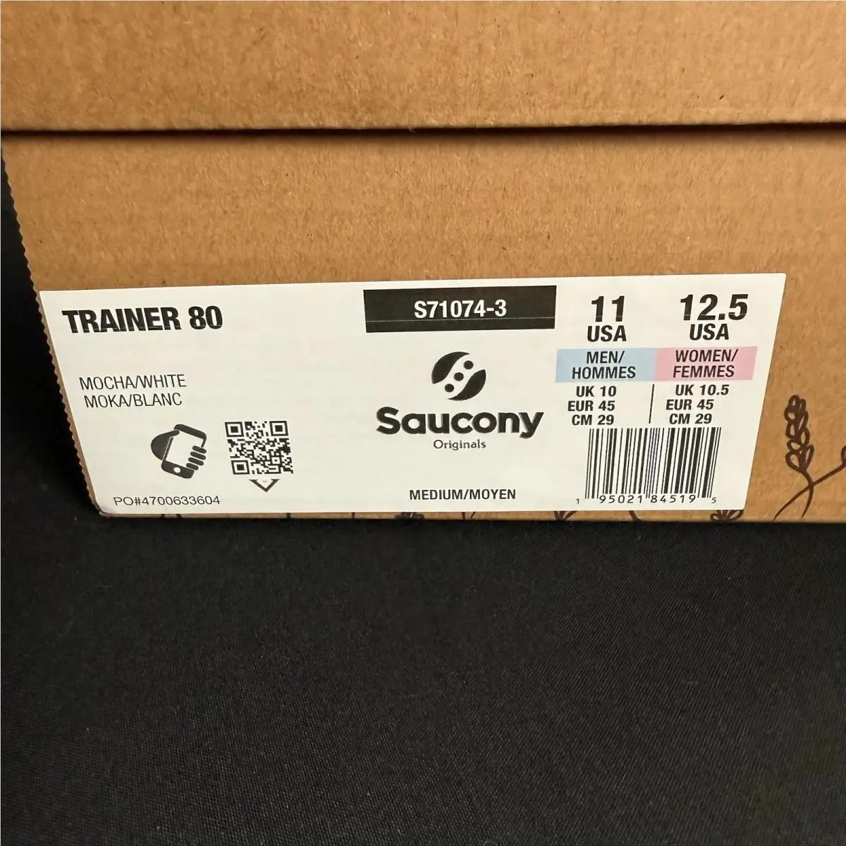 Saucony shoes - Saucony Trainer 80 - Trainer - S71074-3 - Brown 9