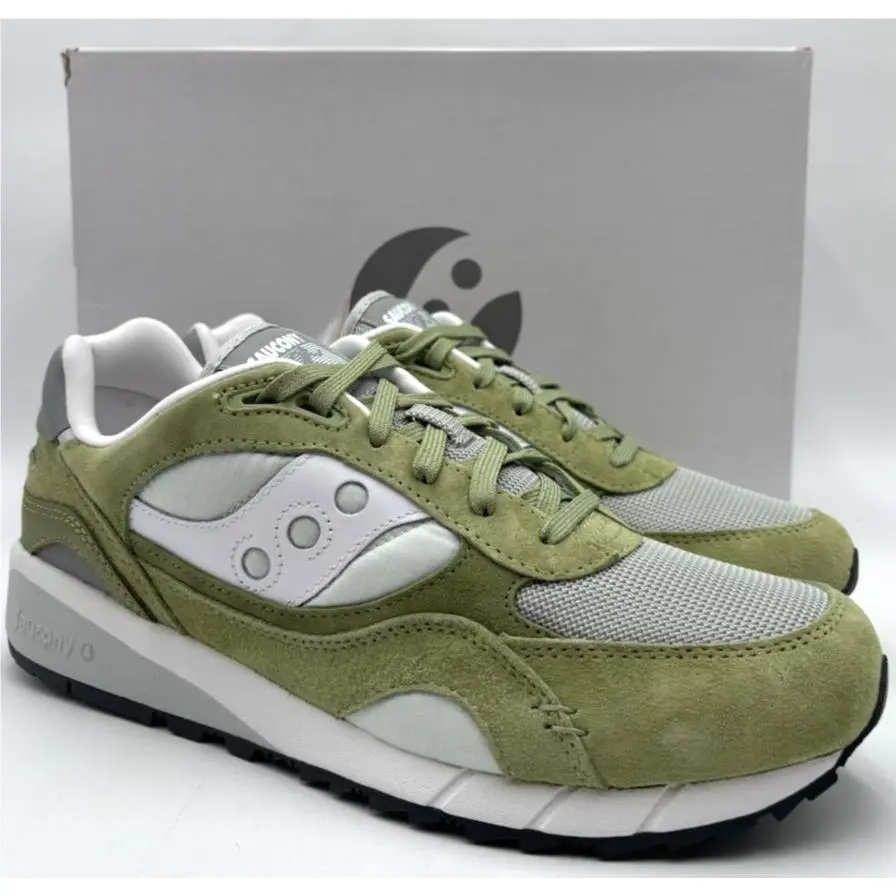 Saucony Shadow 6000 S70674-5 Men`s Running Shoes Green US Size 12