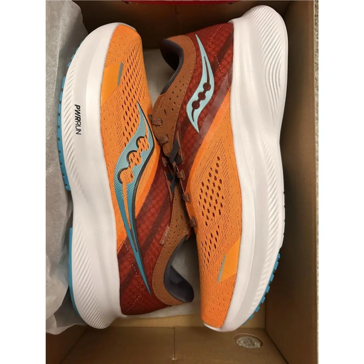 Saucony Ride 16 “marigold Lava” Mens Size 9 Run Running