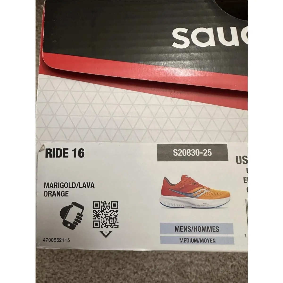Saucony shoes - Saucony Ride 16 - Ride - S20830-25 - Orange 7