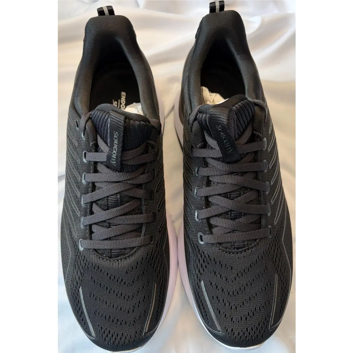 Saucony Womens Sneakers Endorphin Shift Black White Size 9.5