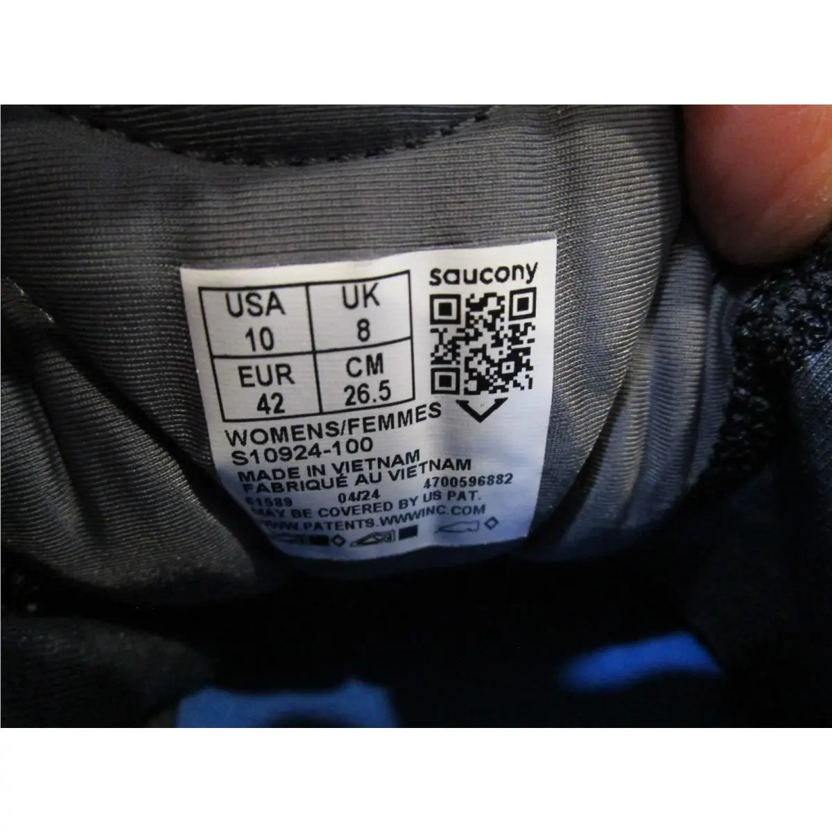 Saucony shoes - Saucony Ride 17 - Ride - S10924-100 - Black/White 6