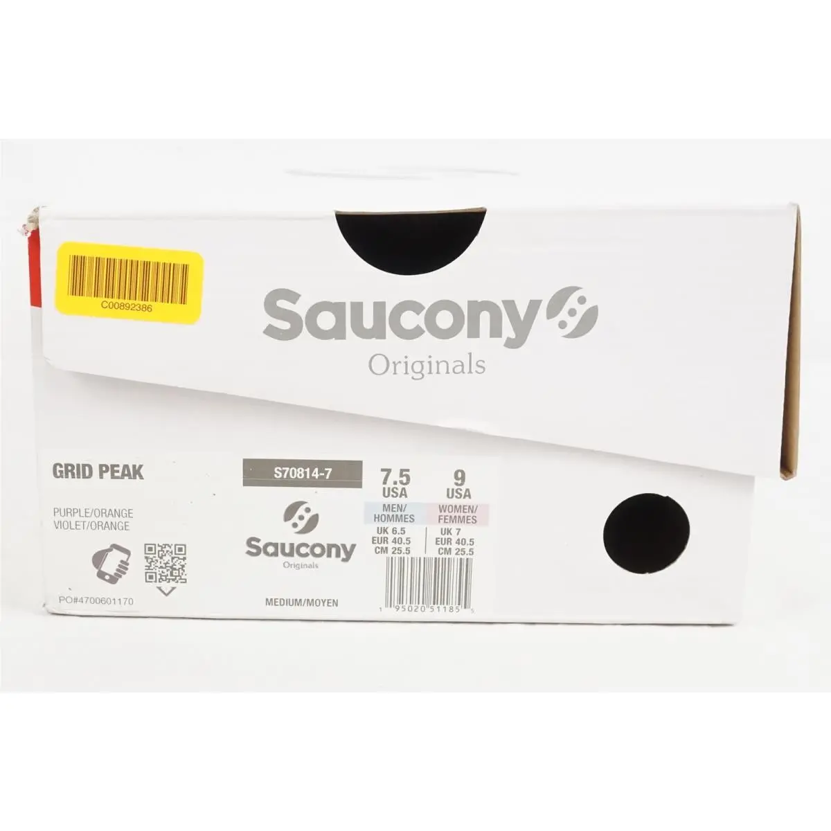 Saucony shoes - S708147 - S70814-7 - Orange (UPC: 195020511855) 7
