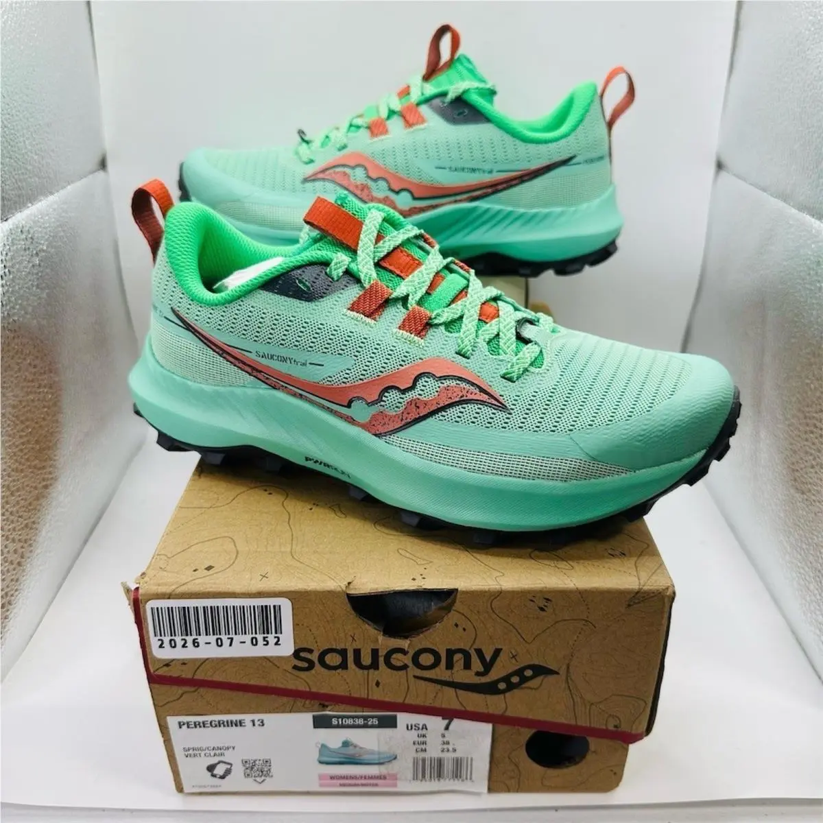 Saucony Peregrine 13 Trail Running Shoes Spring Canopy Women’s Size 7 US
