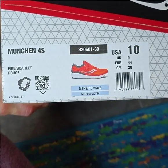 Saucony shoes - Saucony  Munchen 4 - Munchen - Athletic - Red 3