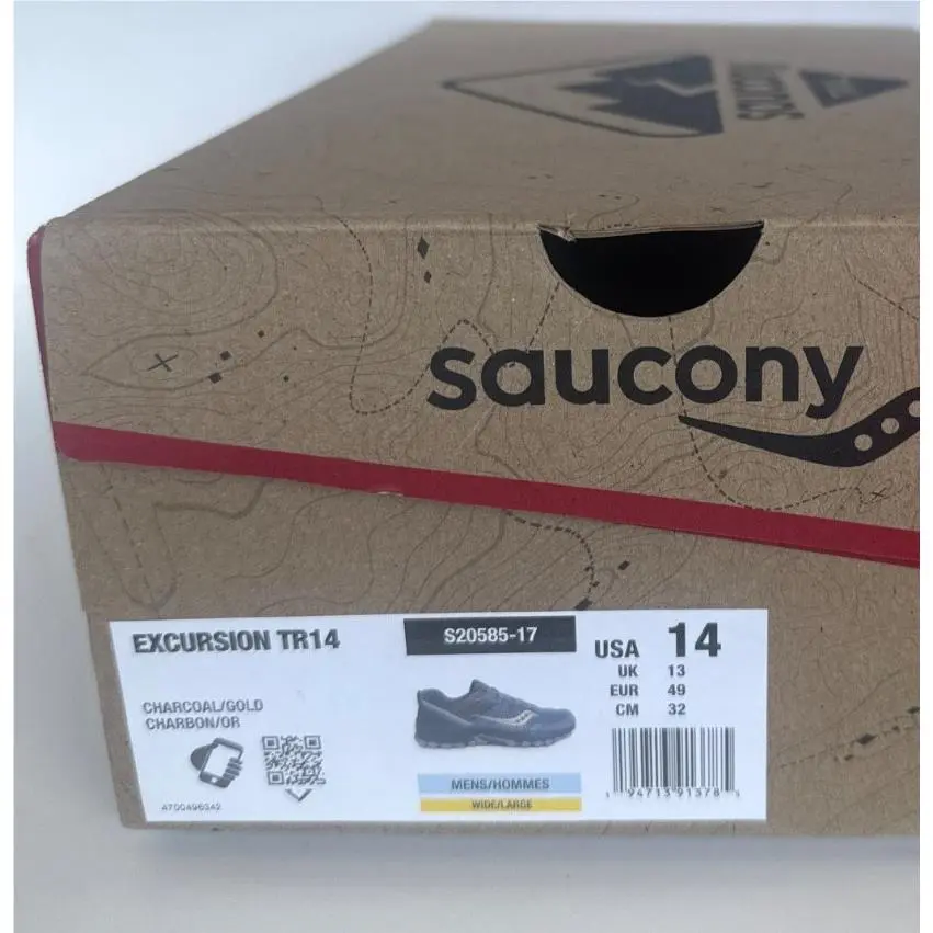 Saucony shoes - Excursion - Excursion - Charcoal/Gold (UPC: 194713913785) 1