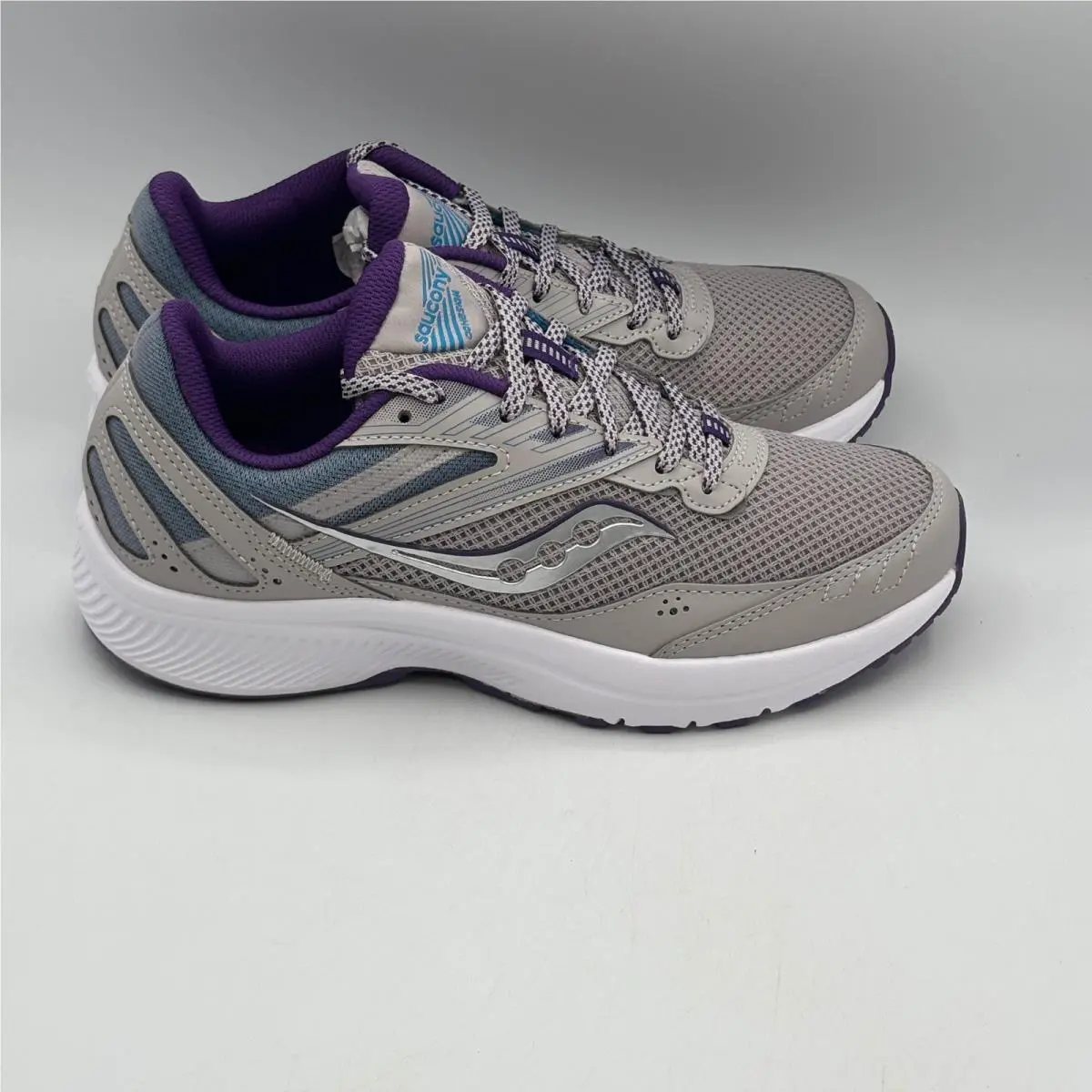 Saucony Cohesion 15 Shoes Womens Size 8 Smoke Grape Pop Running S10701-25