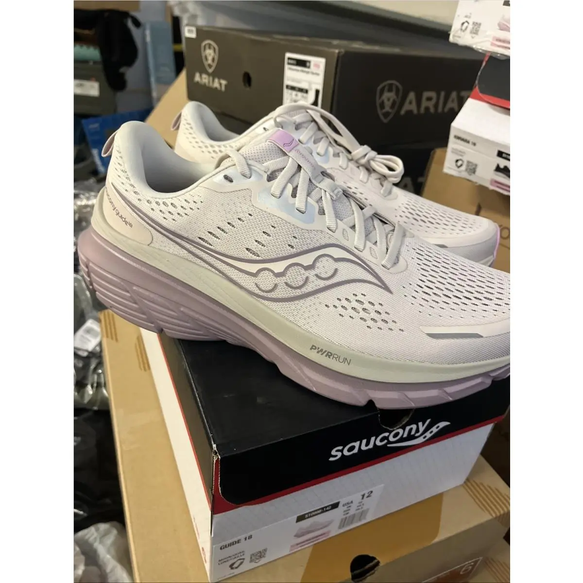 Saucony shoes - Saucony Guide 18 - Guide - S10998-142 - Moon/Quail 0