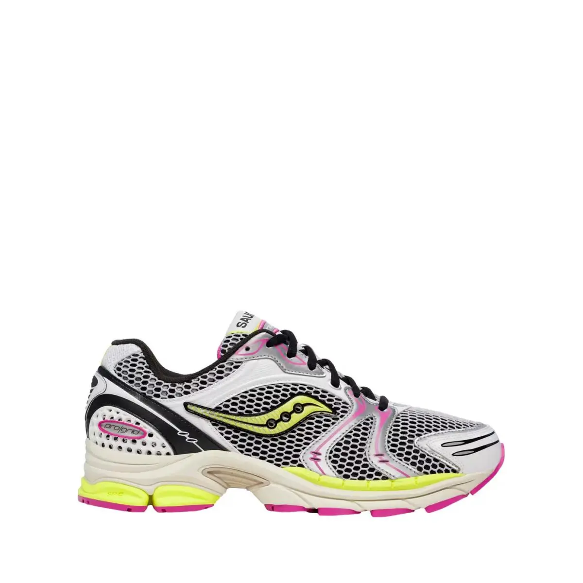 Saucony Progrid Triumph 4 White / Fluo S70704-14 Men`s Size 9 Medium