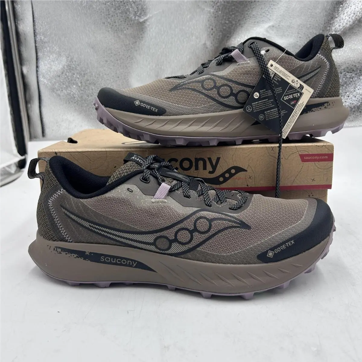 Saucony Peregrine 15 Gtx Shoes Womens Size 10.5 Waterproof Trail S10992-160