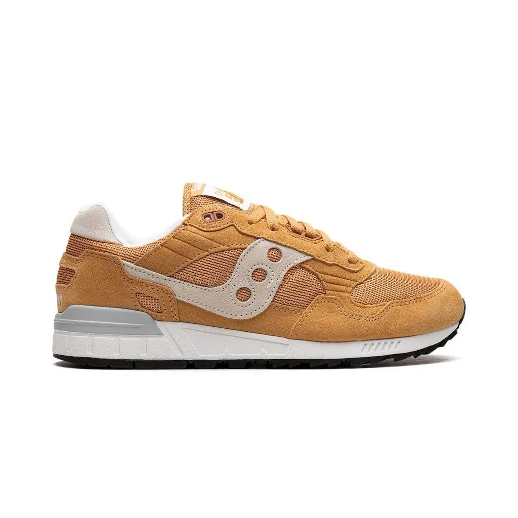 Saucony Shadow 5000 Mens Size 8 Mustard Low Trainers Running Shoes