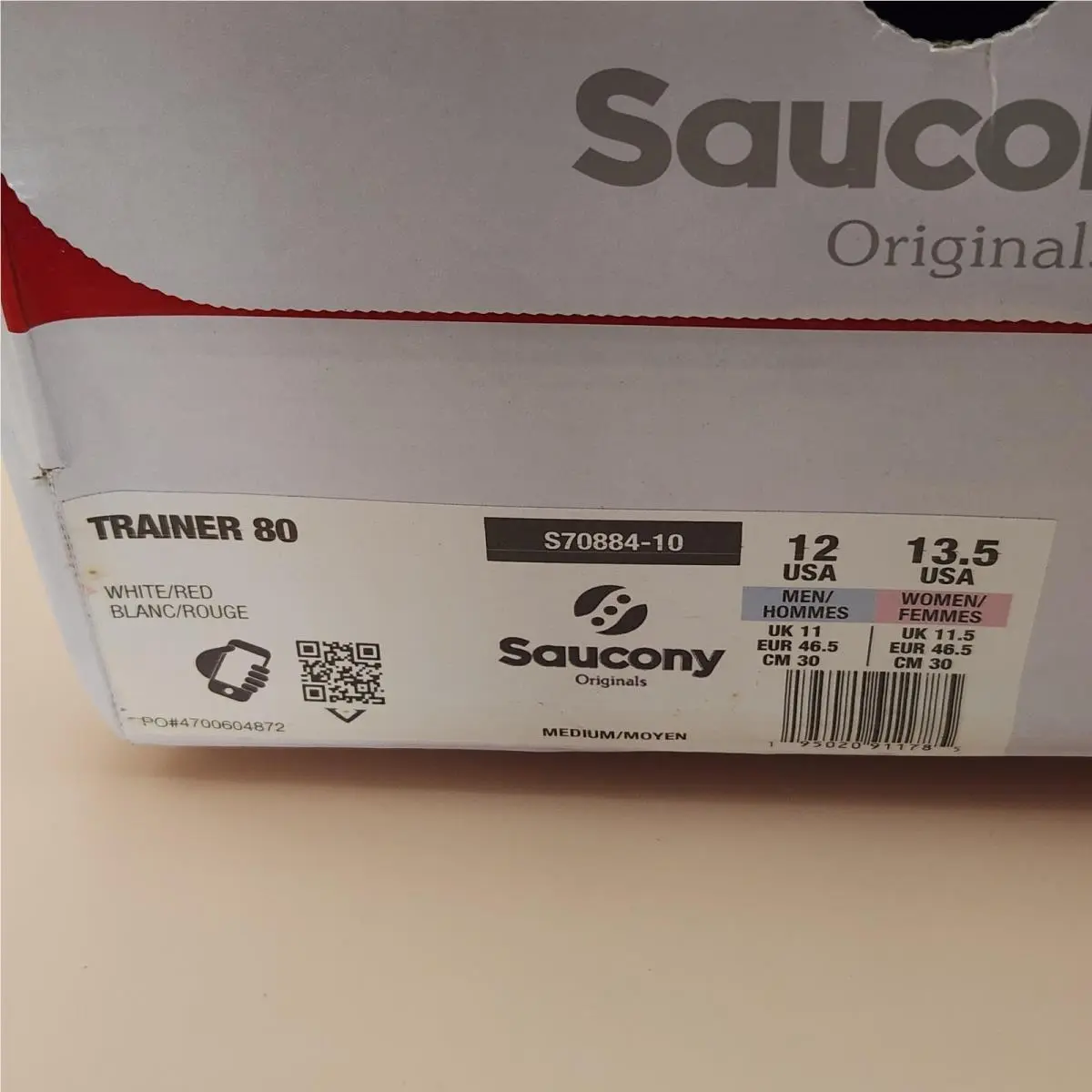 Saucony shoes - Saucony Trainer 80 - Trainer - White 8