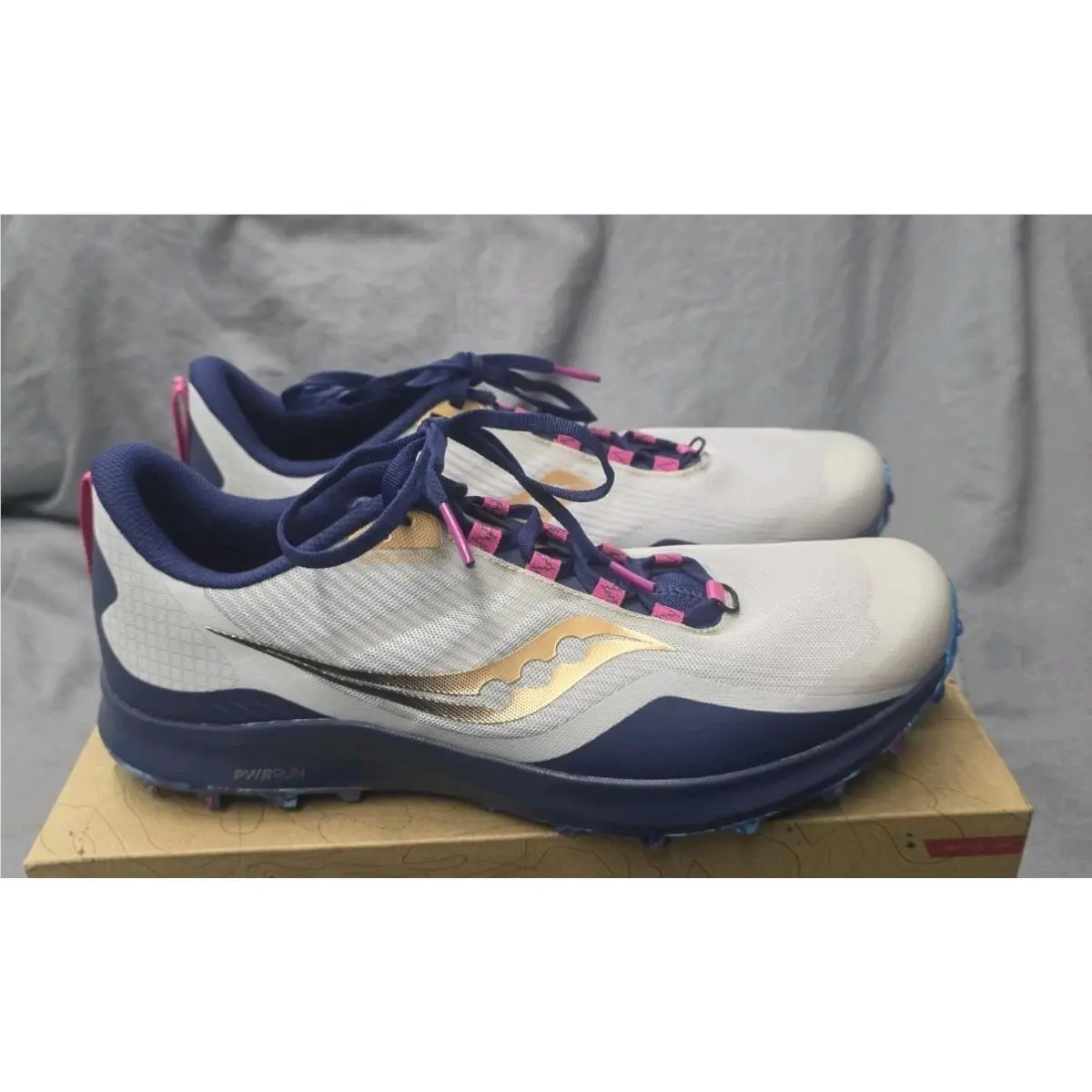 Saucony Peregrine 12 Trail Shoes Prospect Glass S20737-40Men Size 12