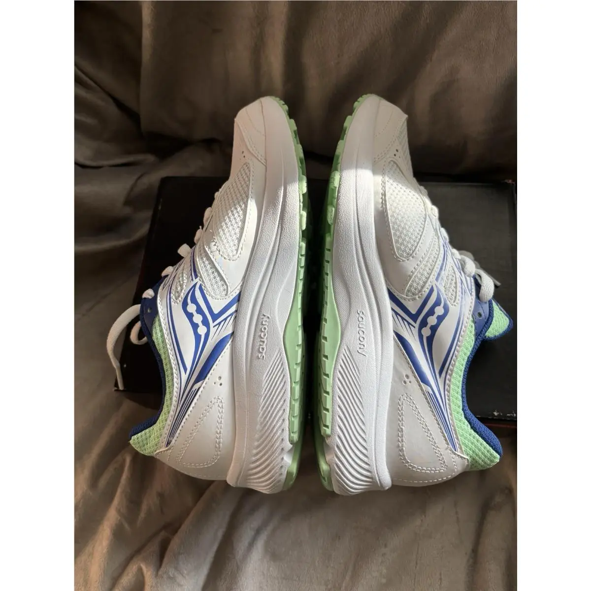 Saucony shoes - Saucony Cohesion 14 - Cohesion - White/Navy/Mint (UPC: 194917832592) 3