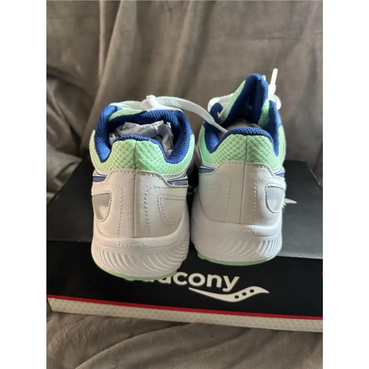 Saucony shoes - Saucony Cohesion 14 - Cohesion - White/Navy/Mint (UPC: 194917832592) 4