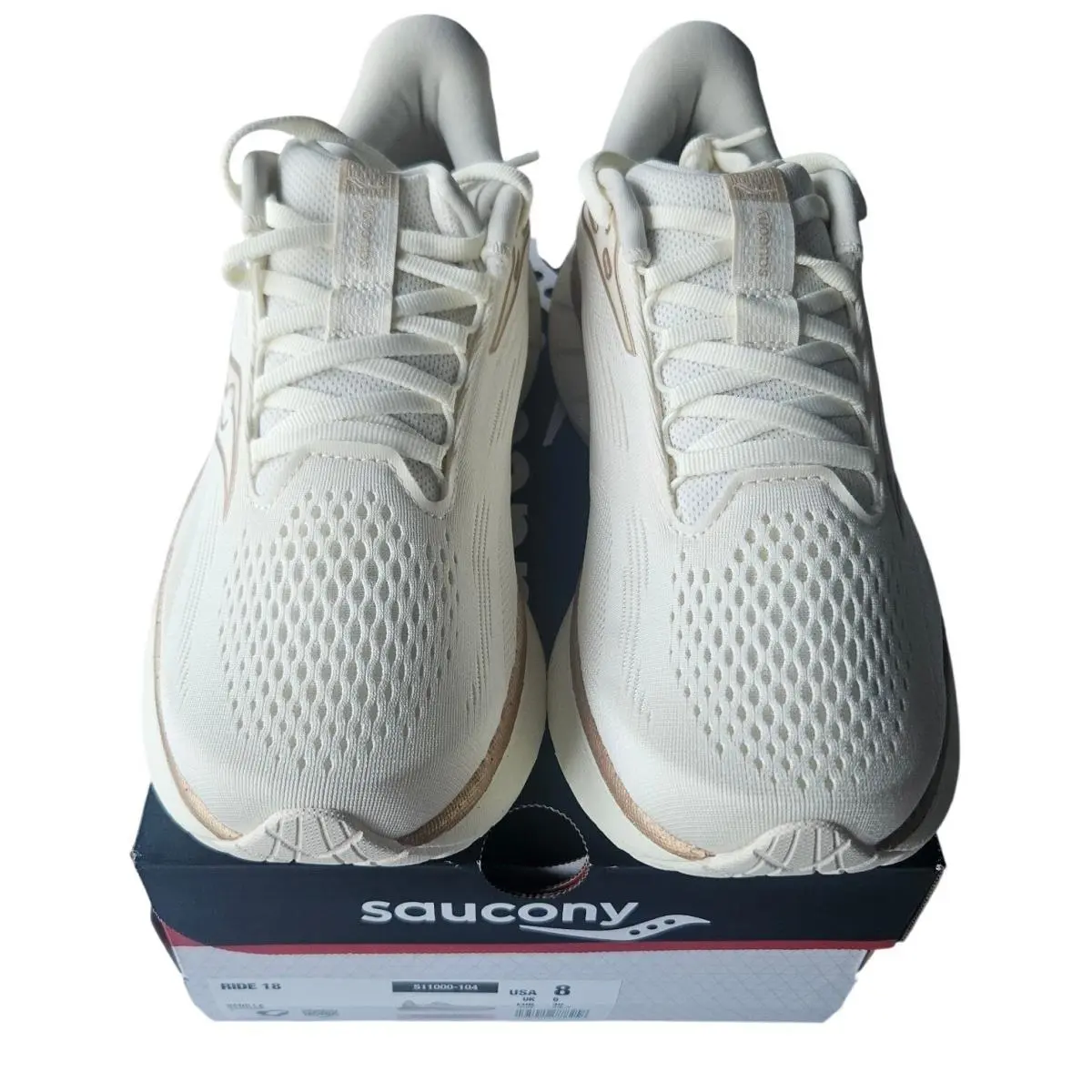 Saucony shoes - Saucony Ride 18 - Ride - Ivory 0