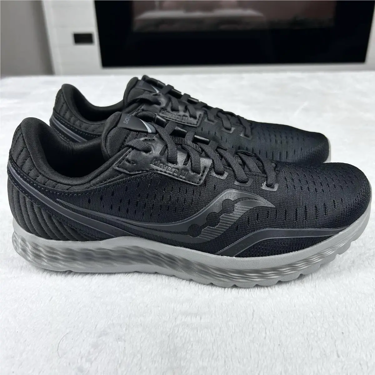 Saucony shoes - Saucony Kinvara - Kinvara - S20723-35 - Black And Gray (UPC: 0044213460039) 8