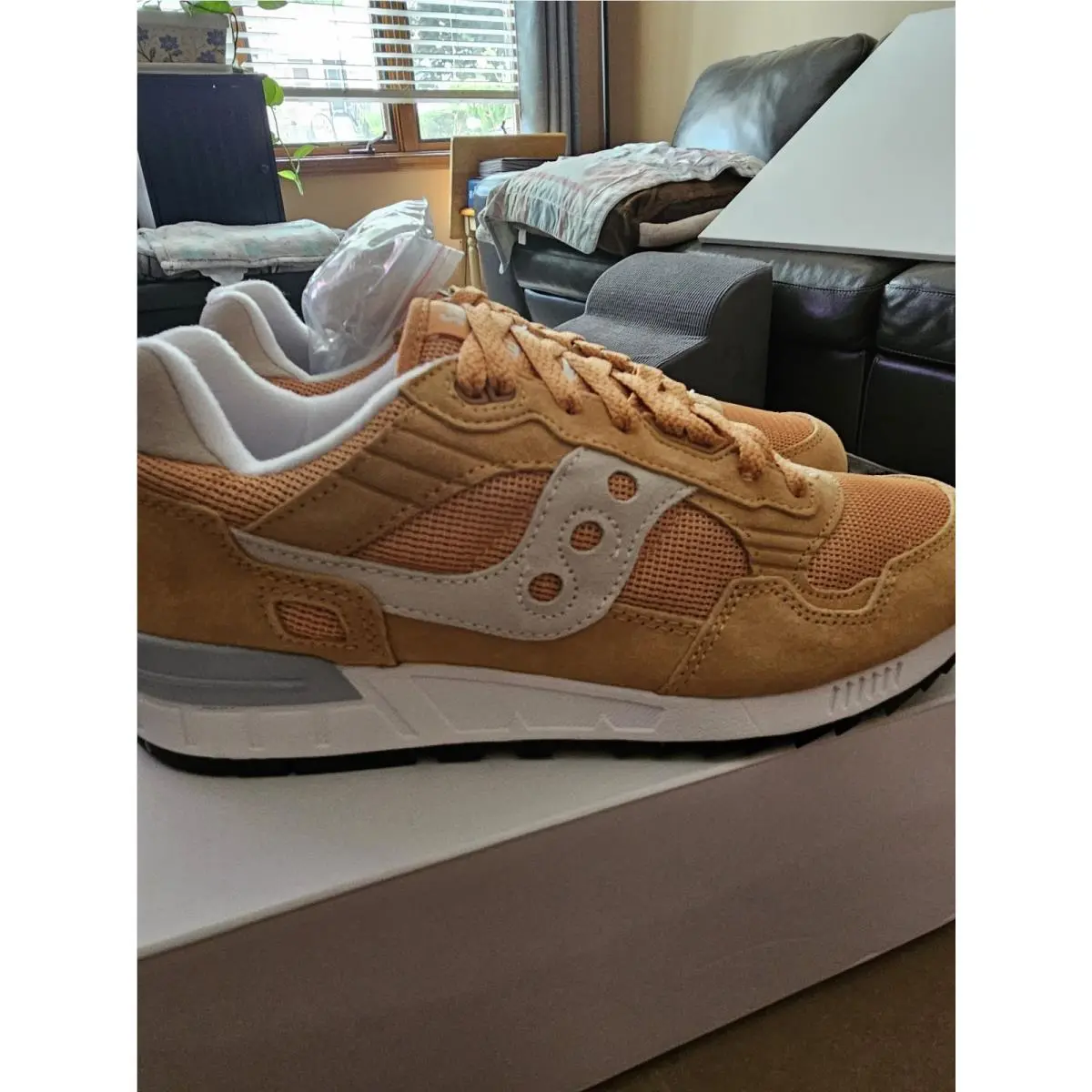 Saucony shoes - Saucony Shadow 5000 - Shadow - Mustard/Silver -U45 - S70665-10 2