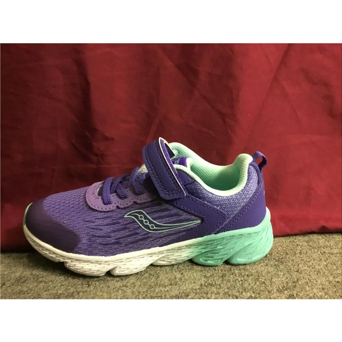 Girls Saucony SK161528 Purple S-wind A/c Sneakers Size 11 Medium