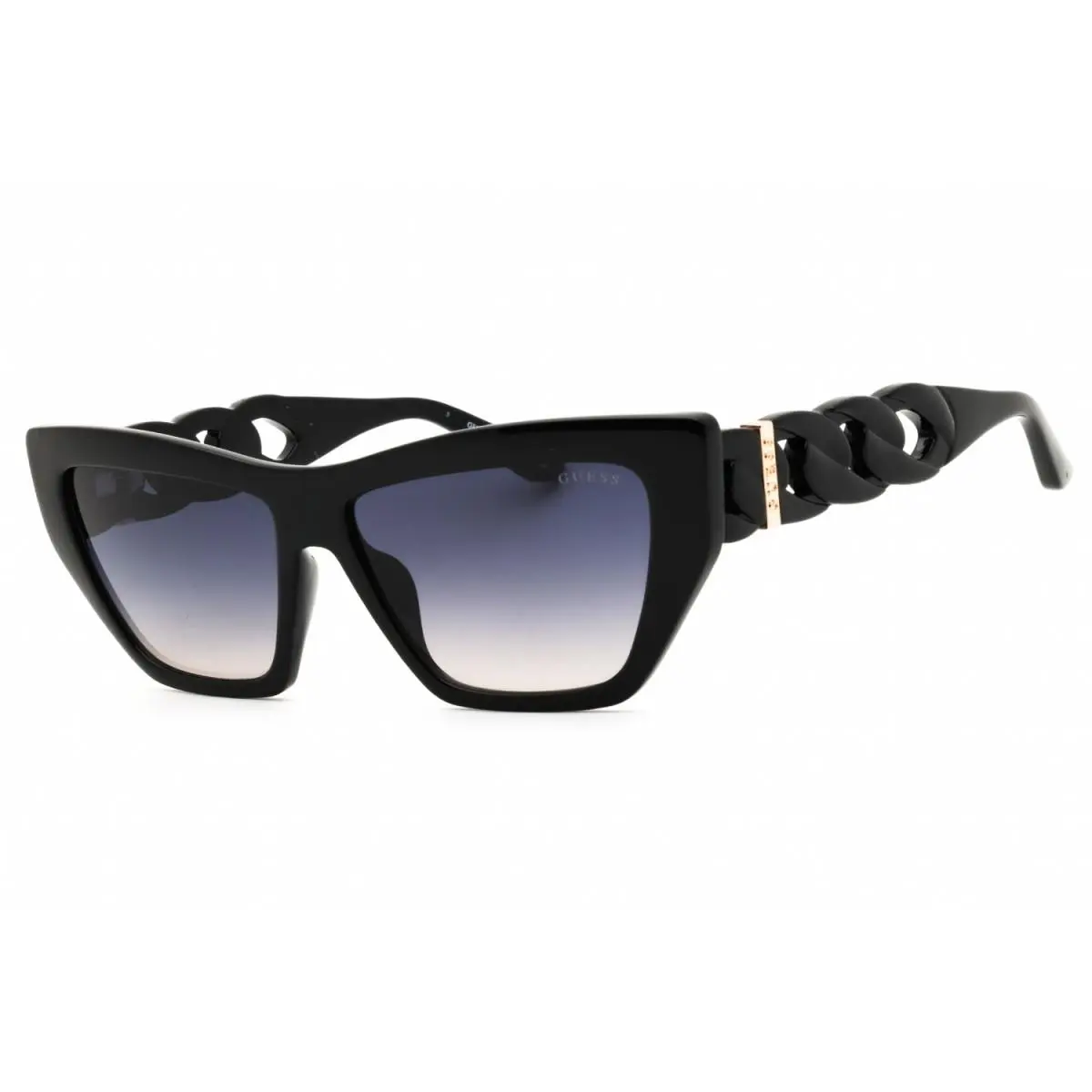 GU00111 01B Shiny Black/smoke Gradient 56-14-130 Sunglasses by Guess