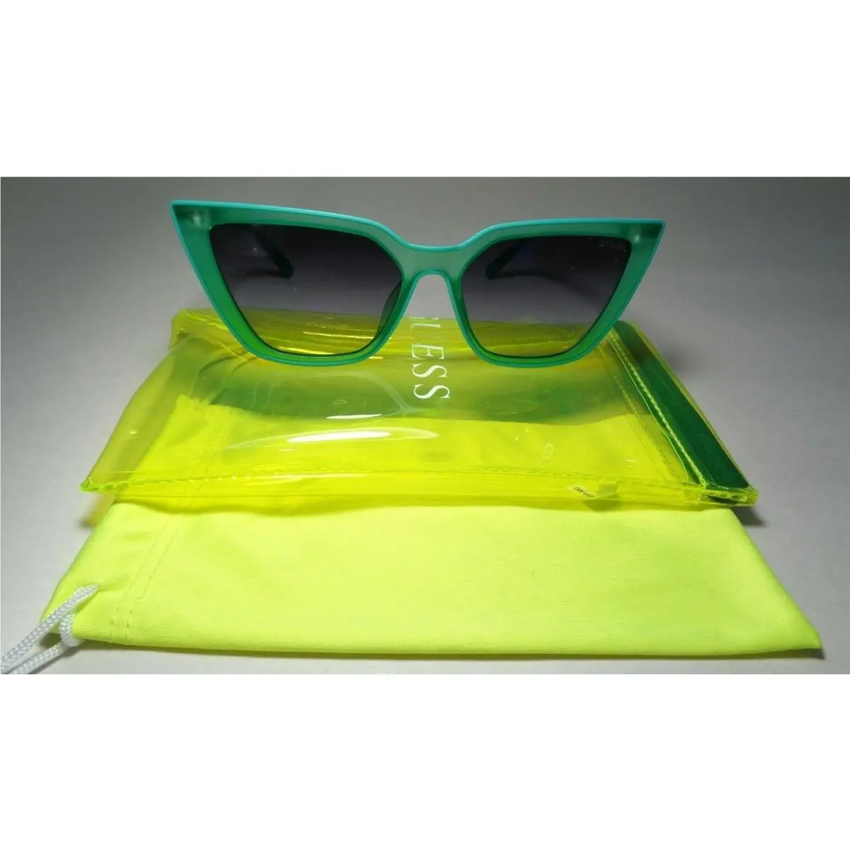GU3062 Matte Light Green Gradient Smoke Men`s Sunglasses by Guess