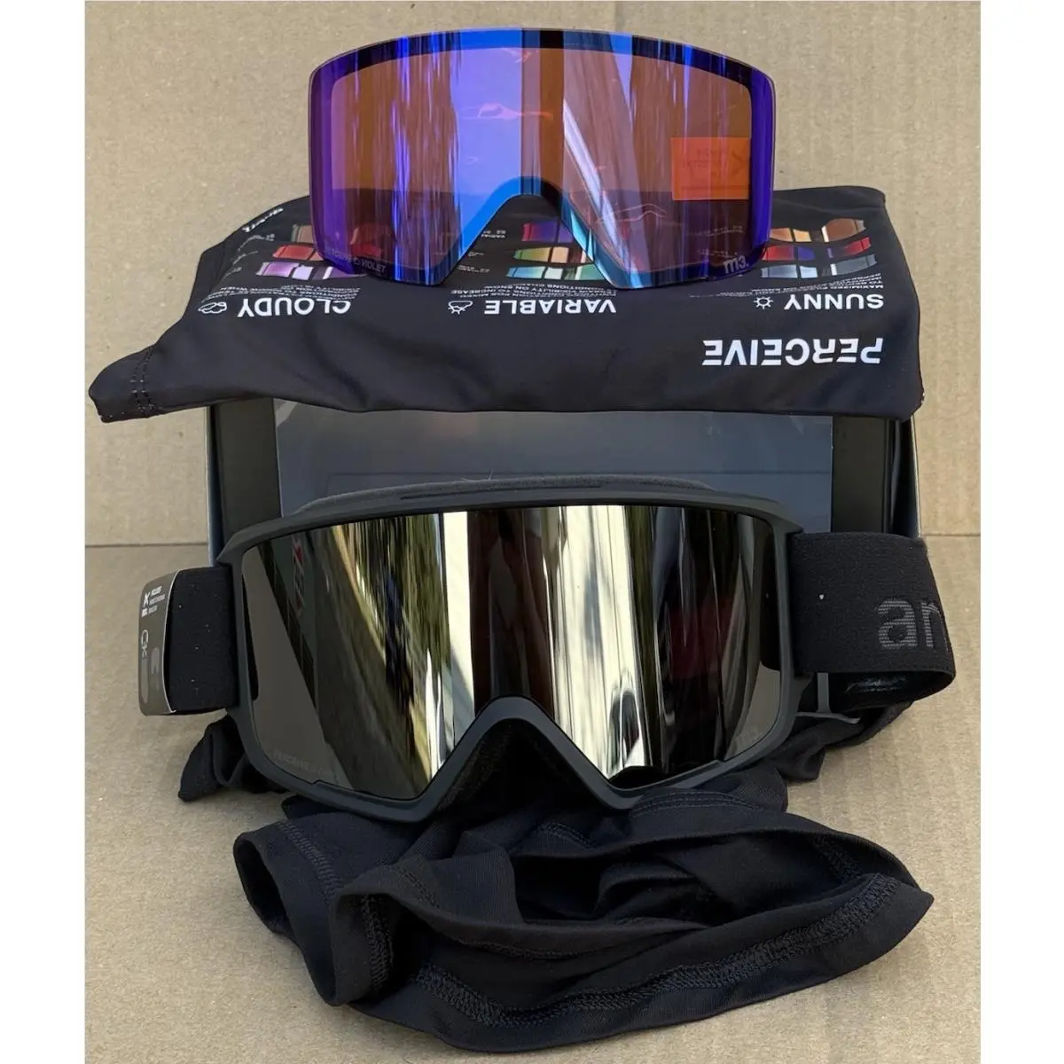 M3 Cylindrical Mfi Goggles Smoke Percieve Sunny Onyx by Anon