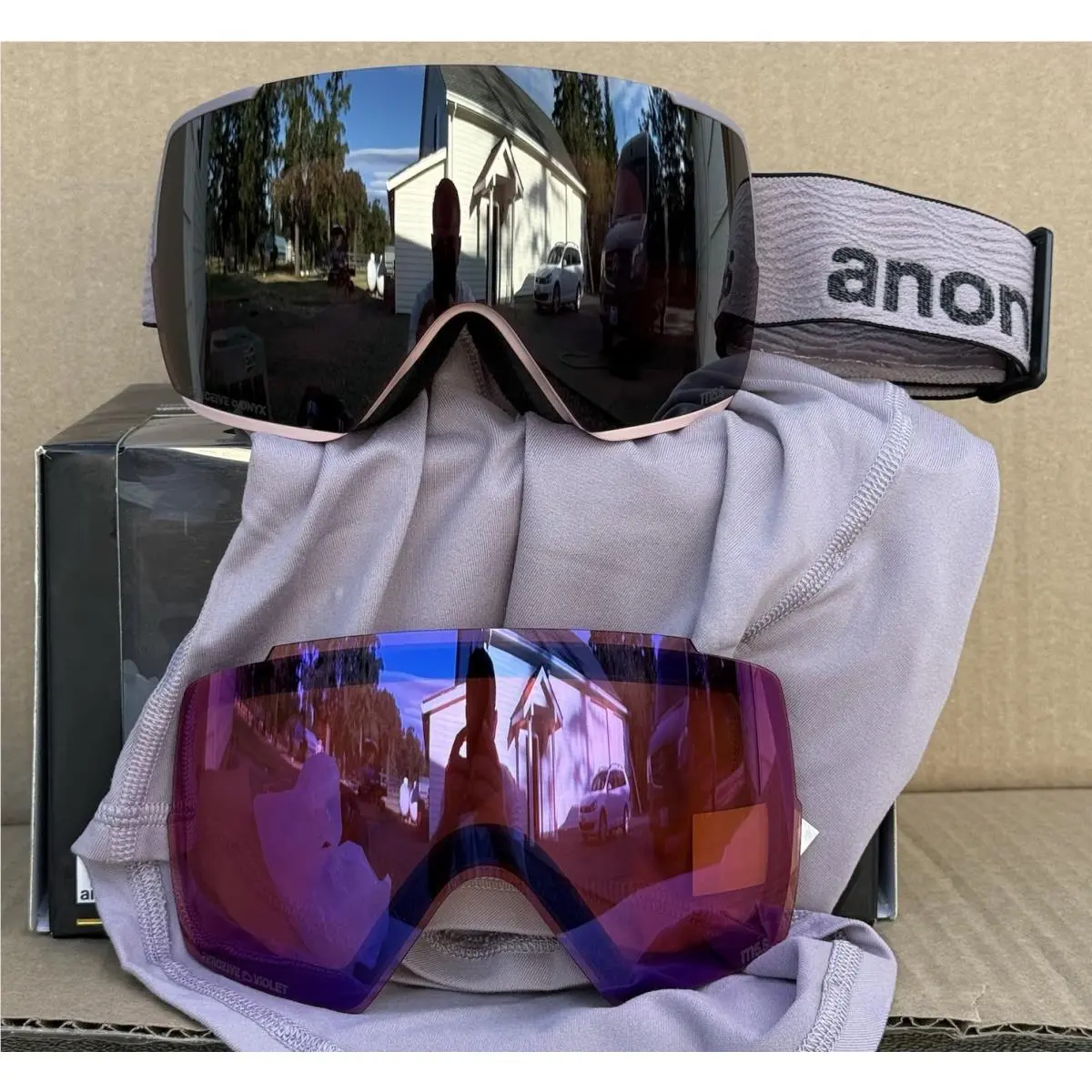 M5S Flat Toric Mfi Goggles Elderberry Percieve Sunny Onyx by Anon