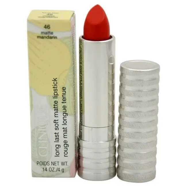 Long Last Soft Matte Lipstick Select Color 4g/.14 oz Matte Mandarin 46 by Clinique