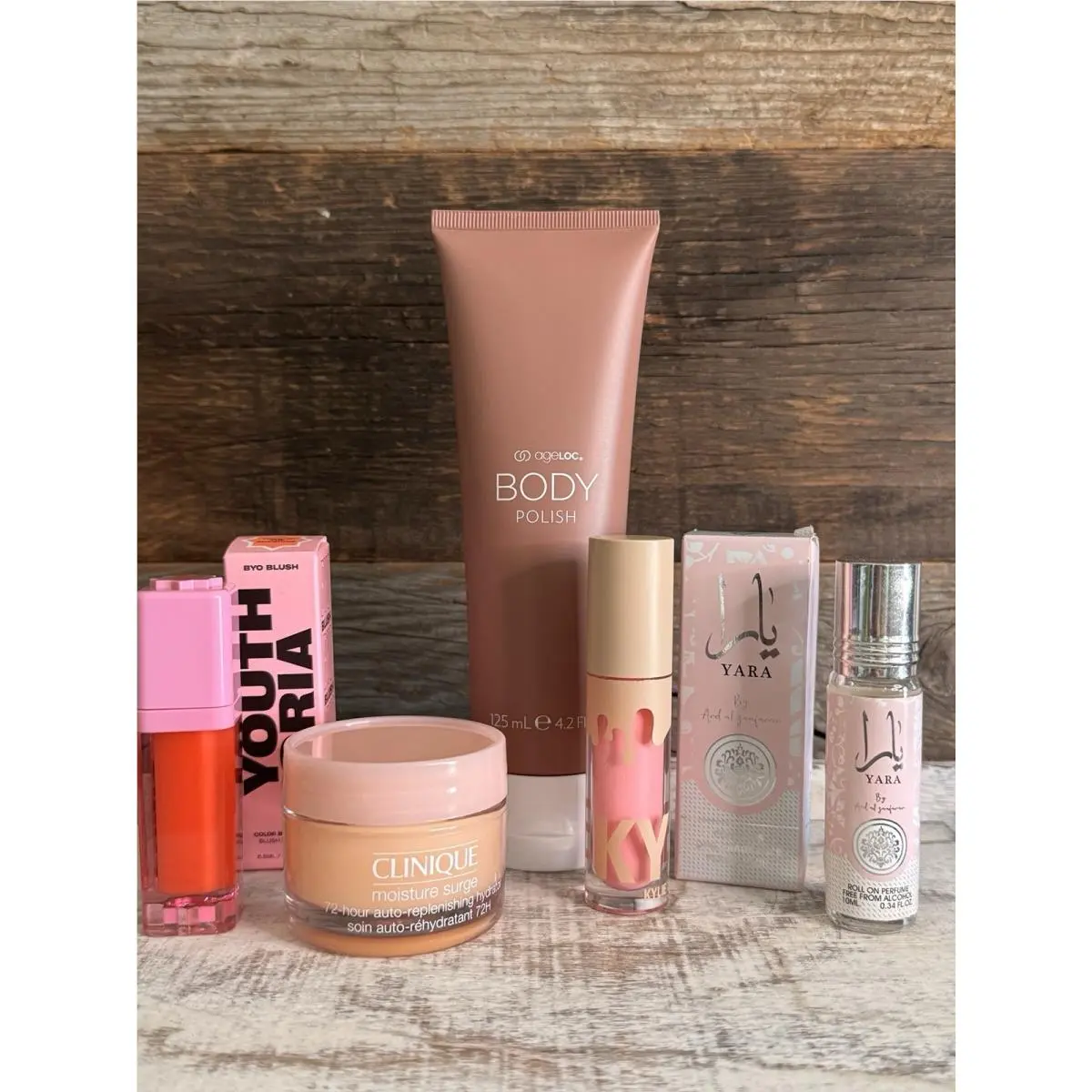 Luxury Beauty Gift Set – Lattafa Ageloc Youthforia Kylie Clinique Value