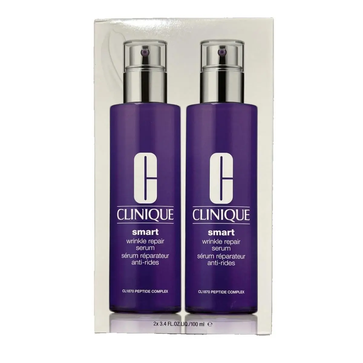 Smart Clinical Repair Wrinkle Correcting Serum 2 x 3.4 oz/100 ml by Clinique