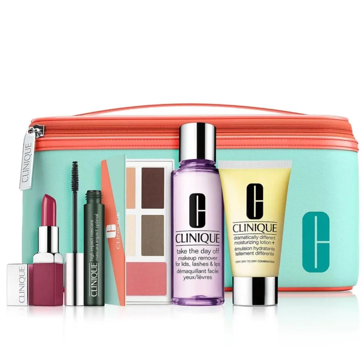 5-PC Beauty Makeup Gift Set Sunkissed Essentials W/ Eye Cheek Palette by Clinique
