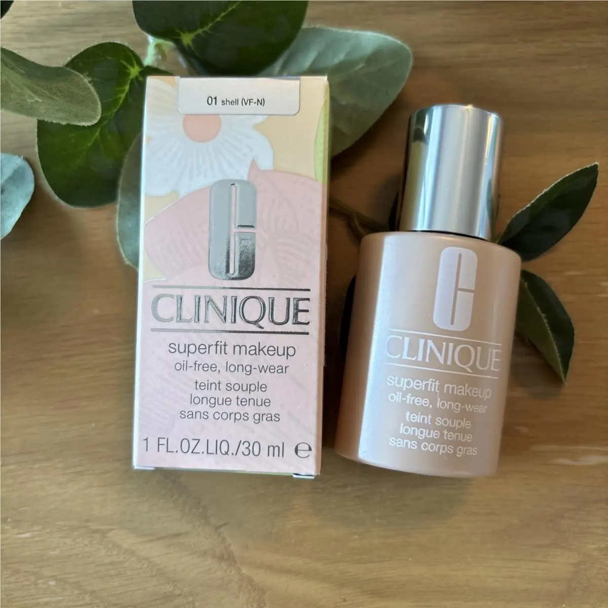 Clinique Superfit Makeup Full Size 1 OZ Rare Color: Shell 01