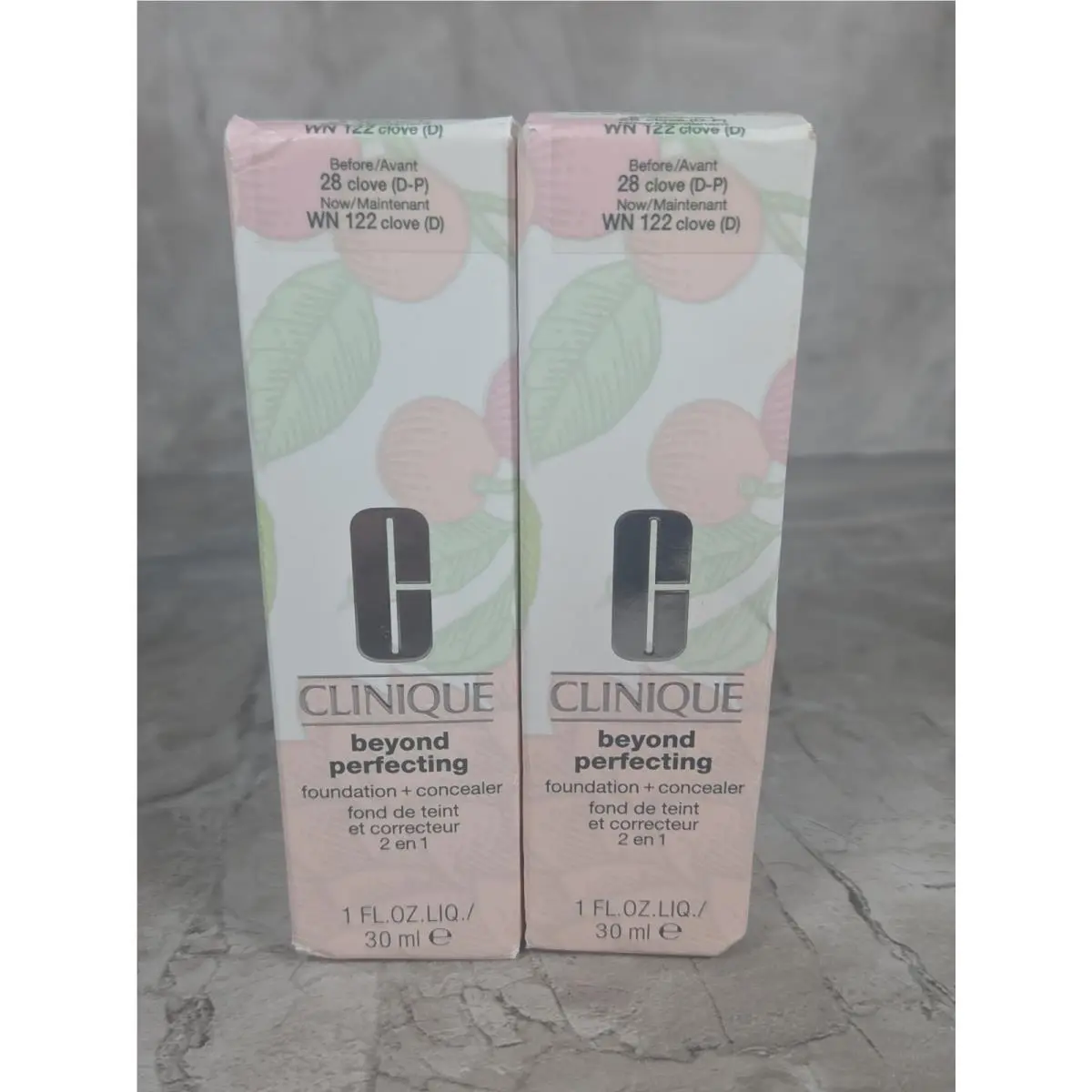 Clinique Beyond Perfecting Foundation + Concealer WN122 Clove 1oz Lot 2