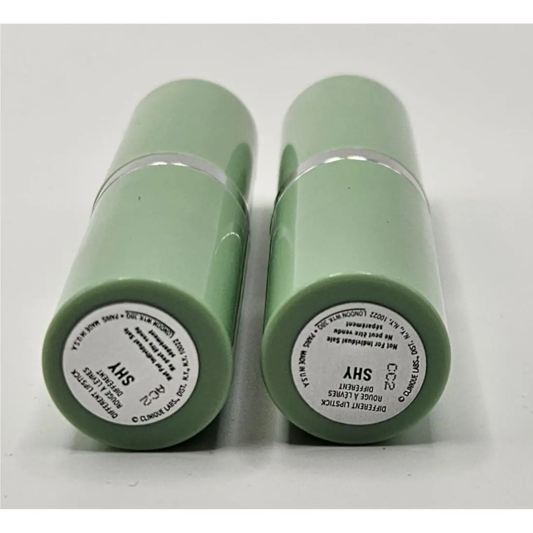 2 Clinique Long Last Lipstick Shy Full Size Gwp