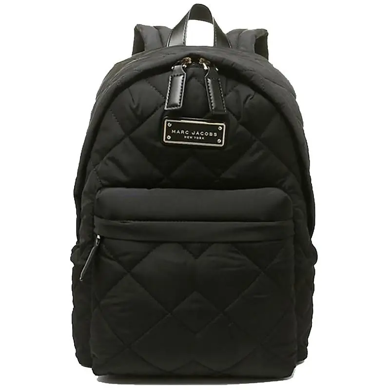 Marc Jacobs M0011321-001 Black Quilted Nylon Backpack For Womens