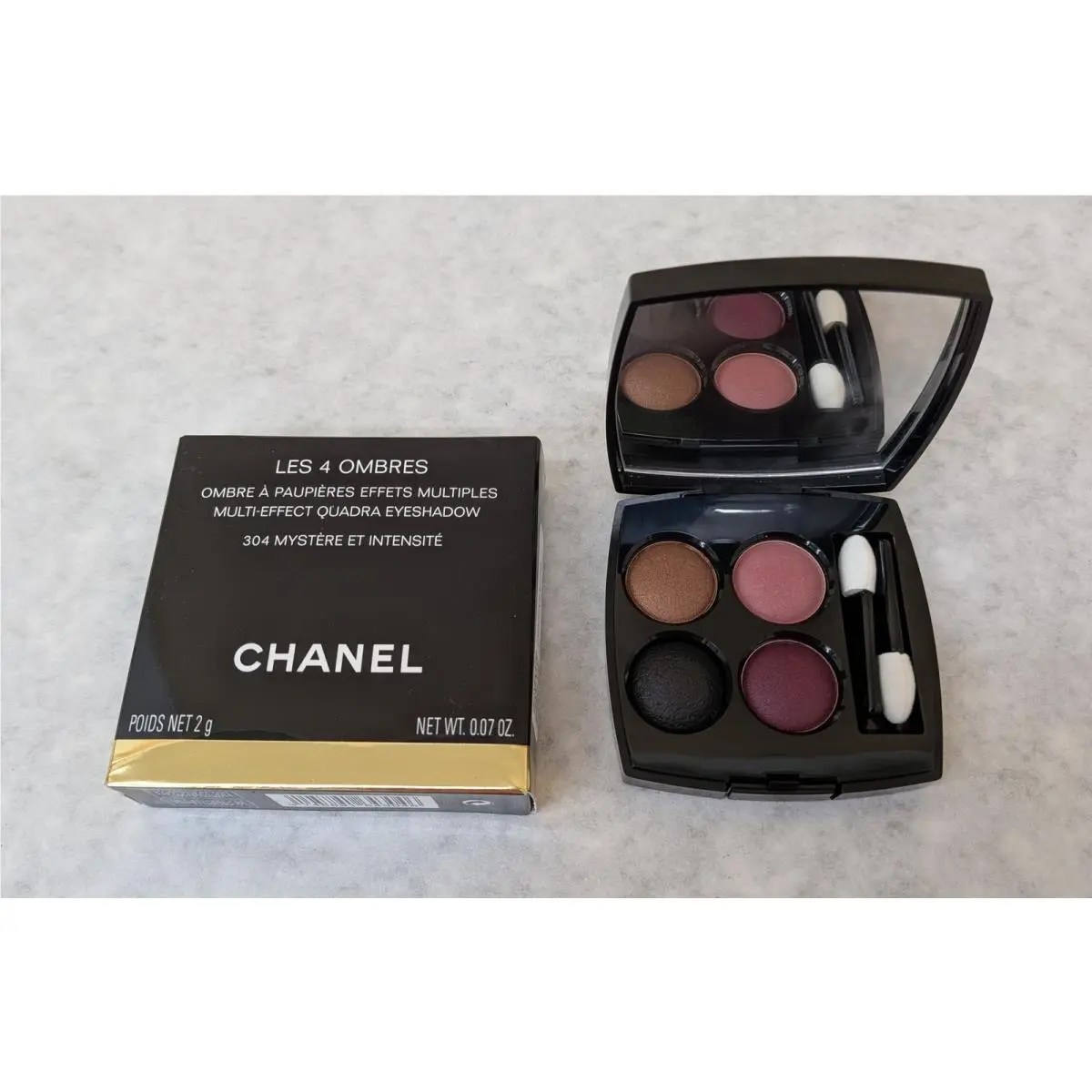 Chanel Les 4 Ombres Multi-effect Quadra Eyeshadow 304 Mystere Et Intensite .07oz